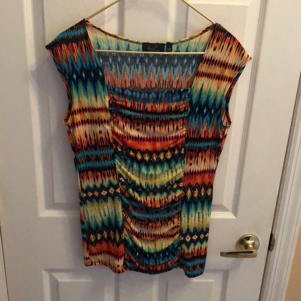 Rachel Multi Color Top Sz Large